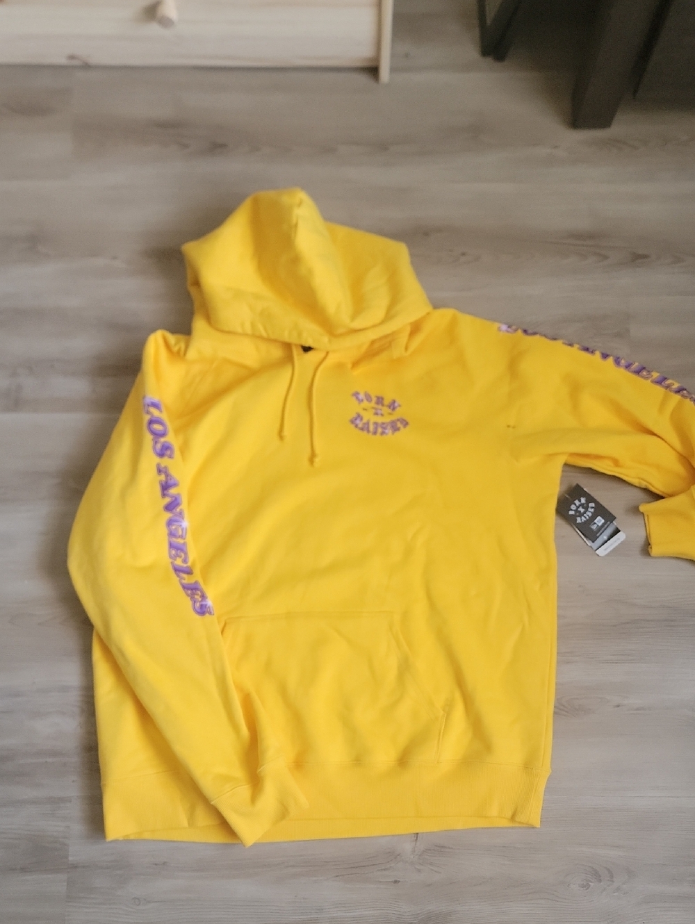 Bright Yellow 'Los Angeles'  Lakers Born X Raised